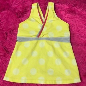 Lululemon polka dot tank top